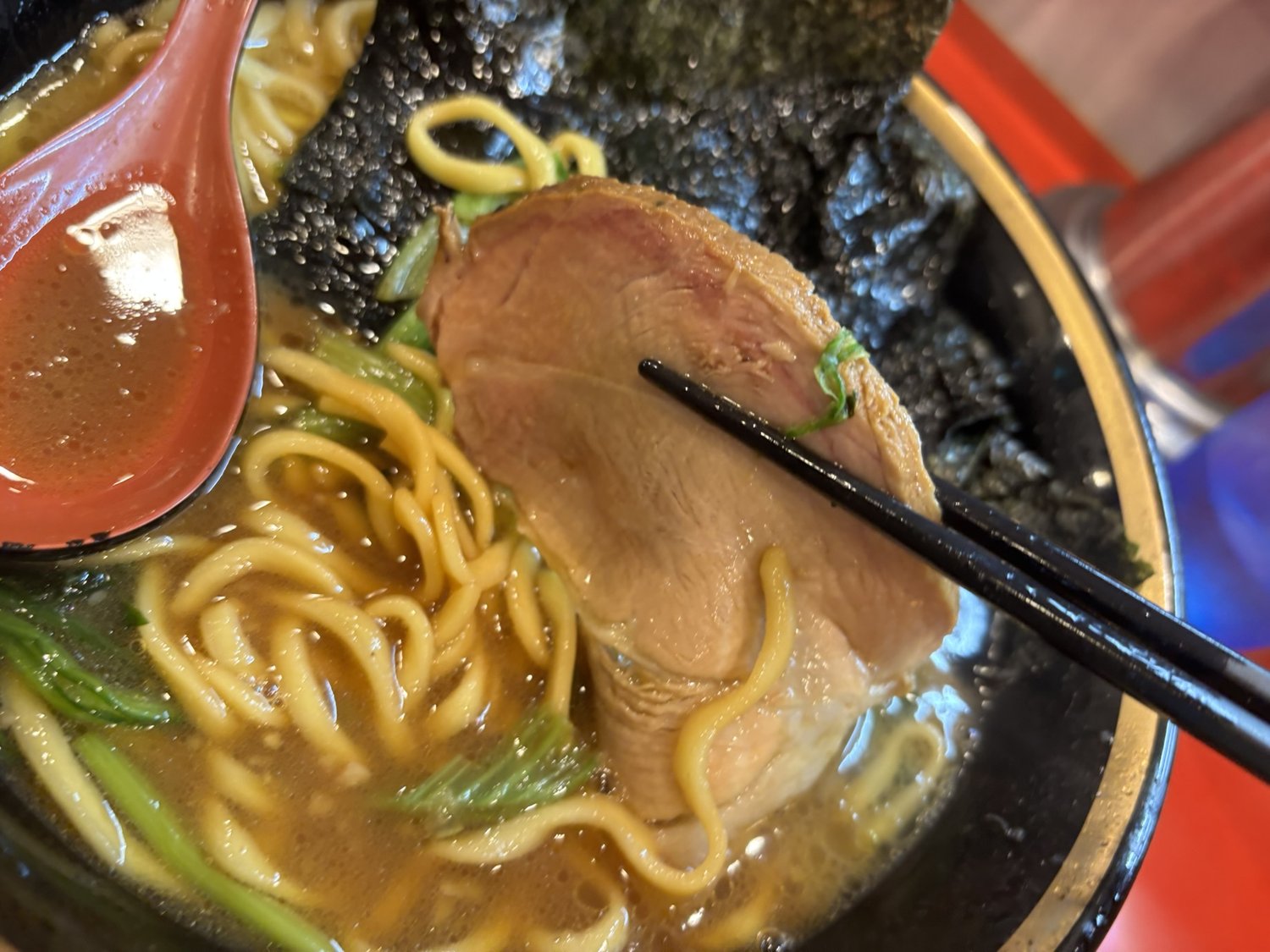 吉村家のラーメンのチャーシュー